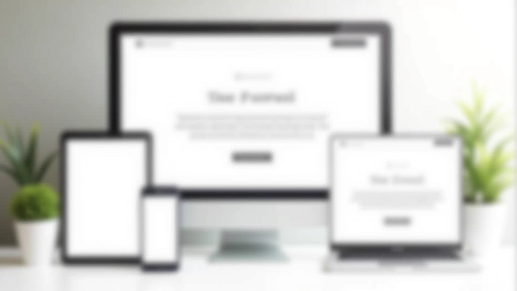 Drie apparaten naast elkaar: telefoon, tablet en desktop computer, alle met dezelfde website erop